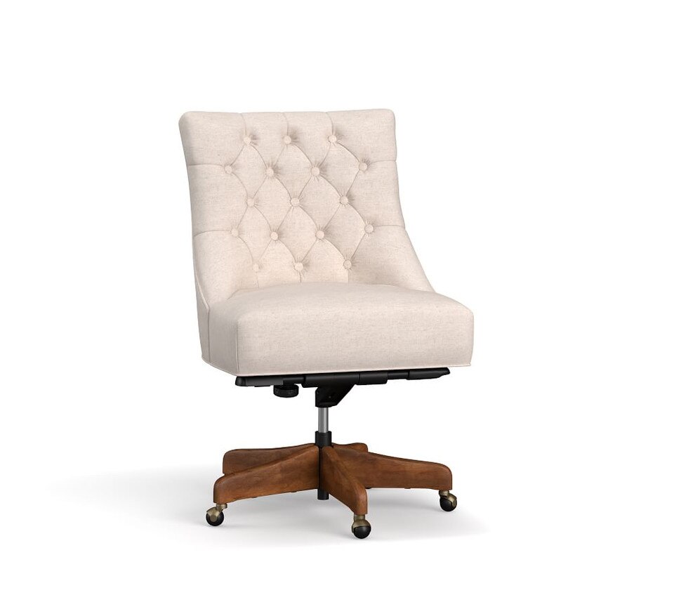 Hayes Tufted Swivel Desk Chair